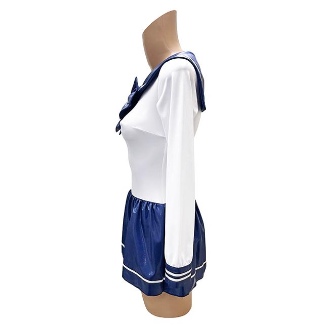 M 3L wbb-9577 スーパーウェット 配色 長袖 セーラー M 3L wbb-9577 スーパーウェット 配色 長袖 セーラー