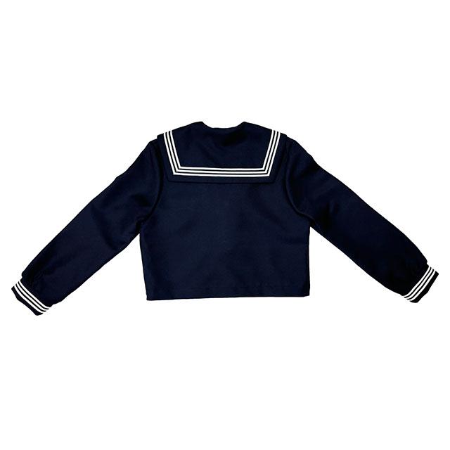 秋冬 長袖 セーラー服 濃紺色×白生産ライン T190〜T200 No.2000 厚地の外套単品 かぶり 大きめ ユニフォーム 乗り組み員 大きめ大きさ wcs-09b 標準尺度 コスプレ JC JK 御召しもの