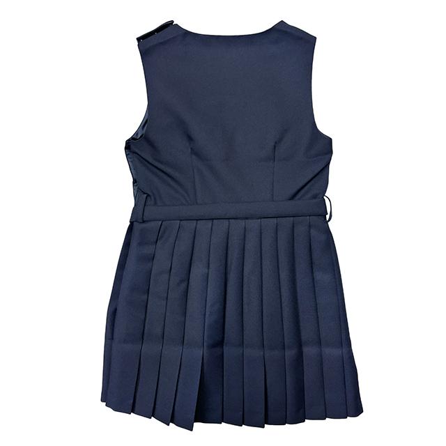秋冬ミニ丈ジャンパースカート T155〜T185 ネイビー 無地 制服 ジャンスカ No.6002-40 レディース プリーツスカート wjs-06 日本製 コスチューム コスプレ 衣装_18