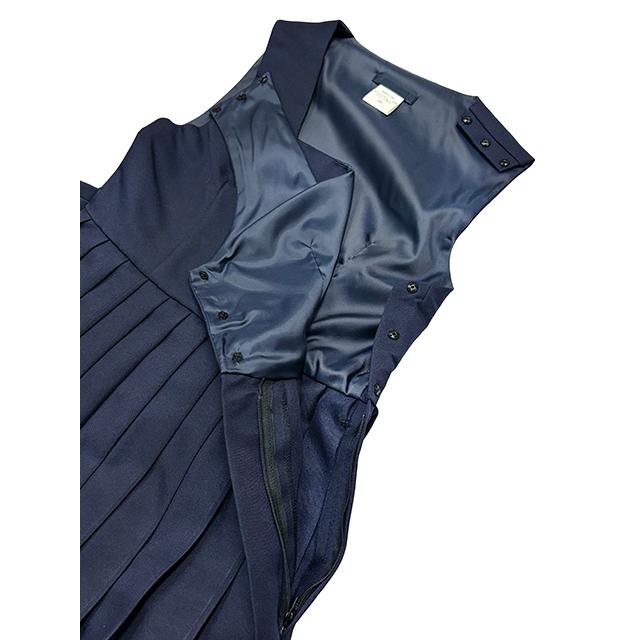 秋冬ミニ丈ジャンパースカート T155〜T185 ネイビー 無地 制服 ジャンスカ No.6002-40 レディース プリーツスカート wjs-06 日本製 コスチューム コスプレ 衣装_19