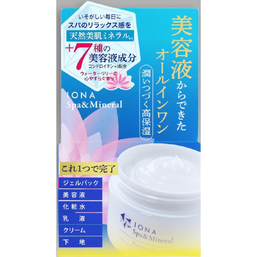 イオナ スパ&ミネラル エッセンス ジェル 6点 イオナ スパ&ミネラル エッセンス ジェル 80g 送料無料 : コスメ アべ