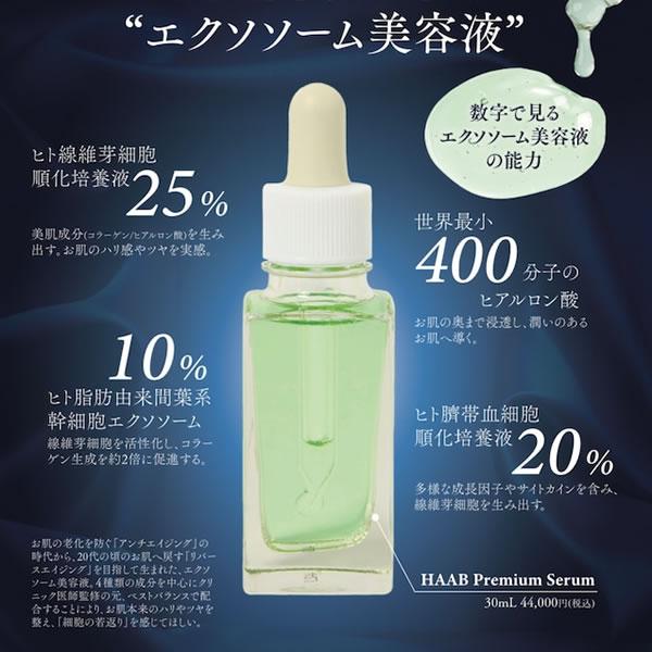 HAAB SKIN ハーブ スキン プレミアム セラム エクソソーム 30ml HAAB SKIN ハーブ スキン プレミアム セラム エクソソーム 30ml