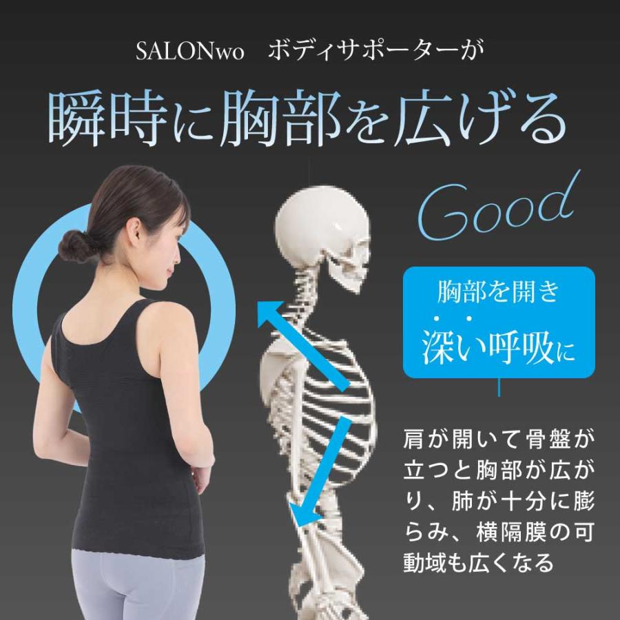 SALONwo サロンヲ ボディサポーター LLサイズ レディースの画像