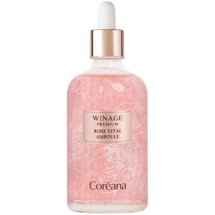 韓国コスメ ウィネージュ プレミアム ローズ バイタルアンプル 150ml