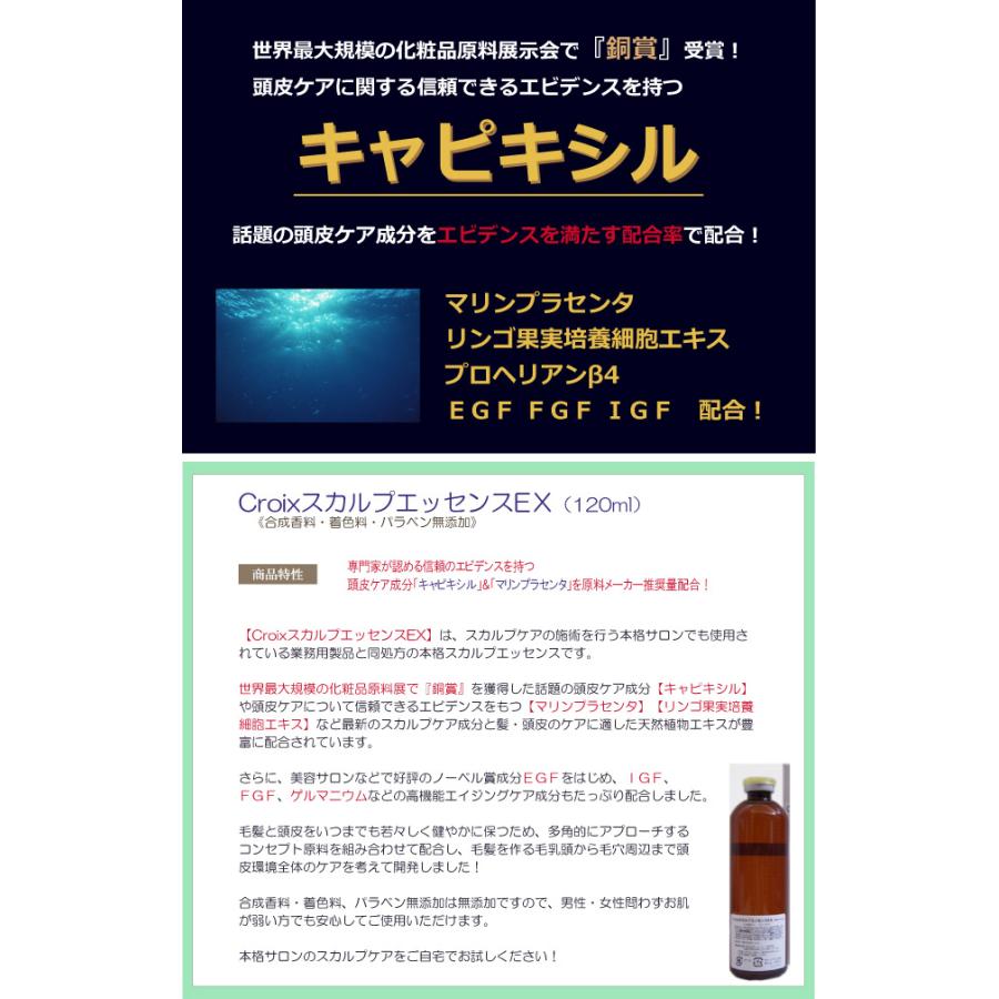 期間限定送料無料 送料無料 Croixスカルプエッセンスex 1ml 3本セット キャピキシル配合 男性用育毛剤 女性用育毛剤 新発売の Zoetalentsolutions Com