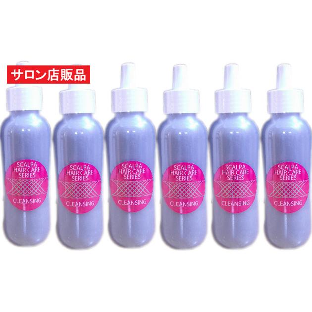 スカルパクレンジング110ml×6本セット：自宅で気軽に本格ヘッドスパ＆スカルプケア ベントナイト・レパゲルマニウム配合 頭皮用クレンジング剤