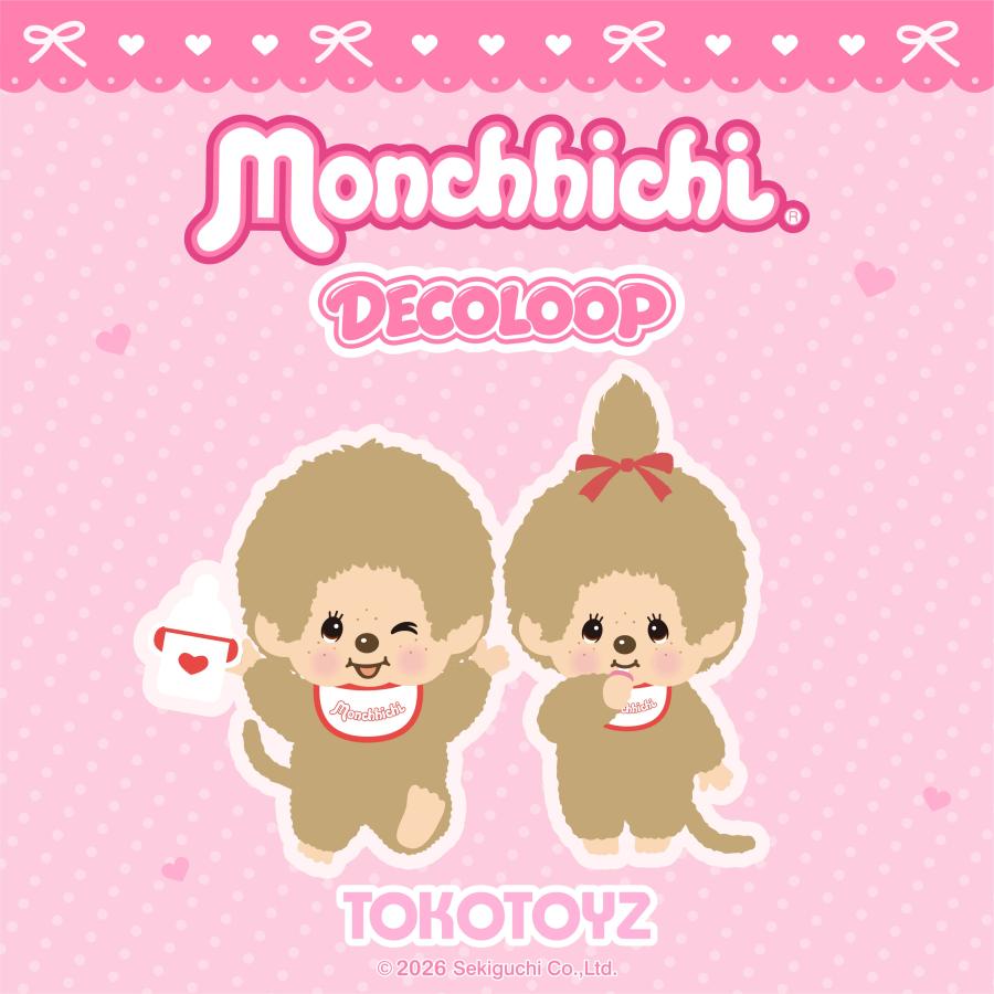 TOKOTOYZ DECOLOOP モンチッチ （6箱セット）チャーム スマホ