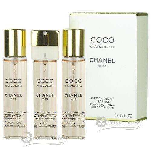 【未開封】ココマドモアゼル　ツイスト&スプレイ 〈オードゥ トワレット〉リフィル COCO MADEMOISELLE 【並行輸入品】シャネル ココ マドモアゼル