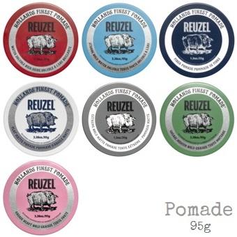 REUZEL（ルーゾー） ポマード 95g レッド ブルー ファイバー(ネイビー