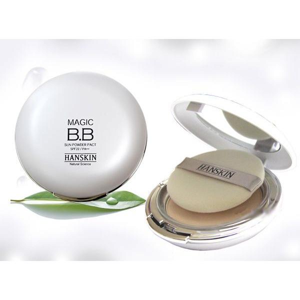 HANSKIN ハンスキン マジック BB サンパウダー パクト SPF22/PA++ ホワイト 13g 対応 韓国コスメ/韓国 コスメ/韓