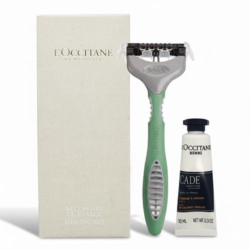 L'OCCITANE PLISSON シェービングセット L'OCCITANE（ロクシタン） シェービングキット（CADE シェービング