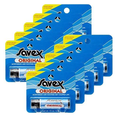 サベックス リップクリーム スティック 4.2g×10本セット ノーマル/オリジナル/バニラ [3788/0294] 郵パケ送料無料[P2]（Yahoo!・コスメティックナナ）