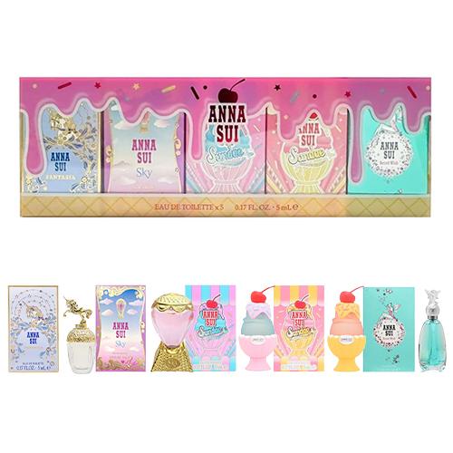 ANNA SUI（アナスイ） ミニ香水セット コンパクト 5種類(5ml×5個