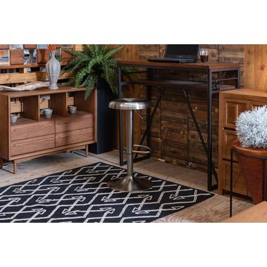 東谷 カウンターチェア カウンタースツール シルバー ハイスツール