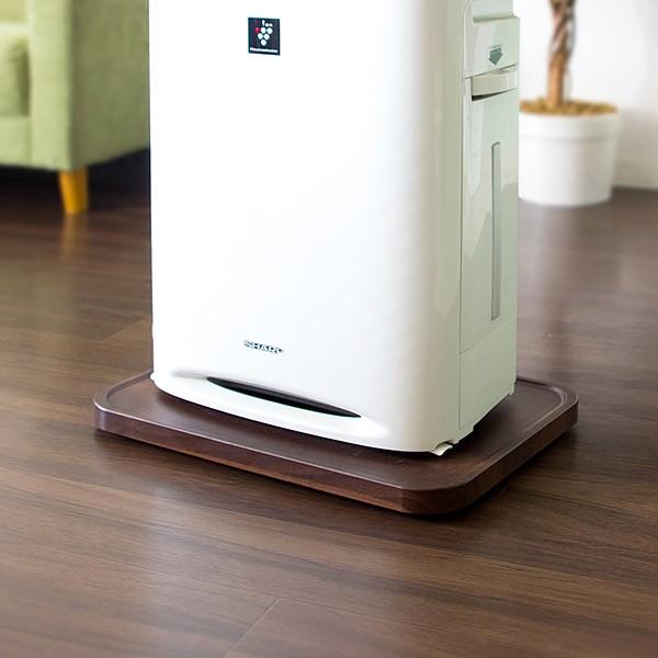 マルチスタンド キャスターボード 台 移動台 空気清浄機台 平台 持ち運び台 ブラウン ナチュラル | 宮武製作所