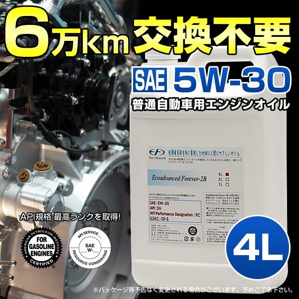 6万キロ交換不要エンジンオイル 新型エコアドバンスオイル FOREVER2B