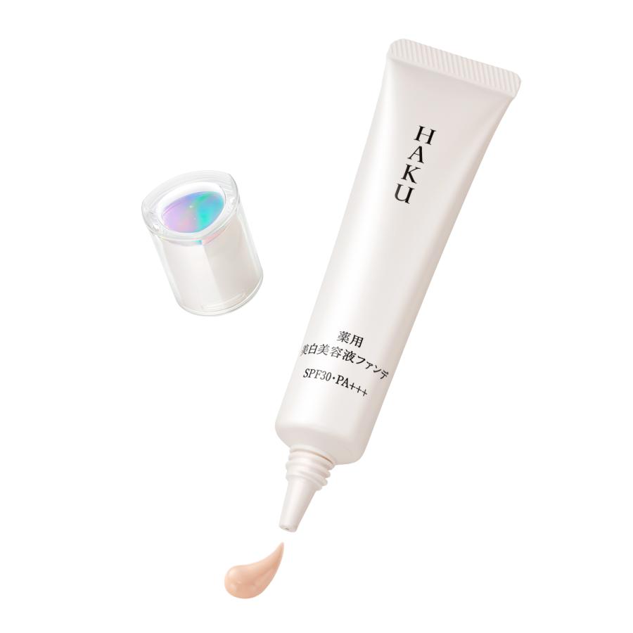 新品未使用　HAKU 美白美容液ファンデーション Amazon | HAKU ハク 薬用美白美容液ファンデ 30g 本体 医薬部外