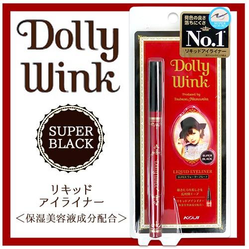 メール便対応 ドーリーウインク リキッドアイライナー スーパーブラック 2dw3261 スーパーウォータープルーフ アイライナー Dollywink Cosmestreet 通販 Yahoo ショッピング
