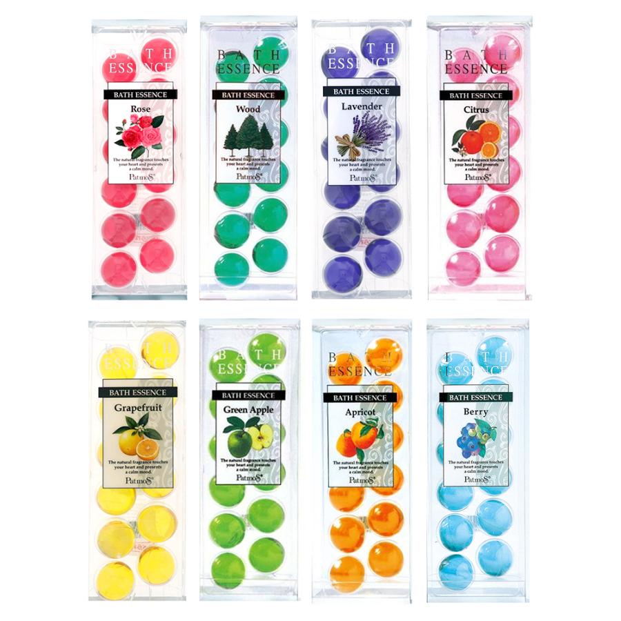 パトモス バスエッセンス 12個入 ローズ ウッド ラベンダー