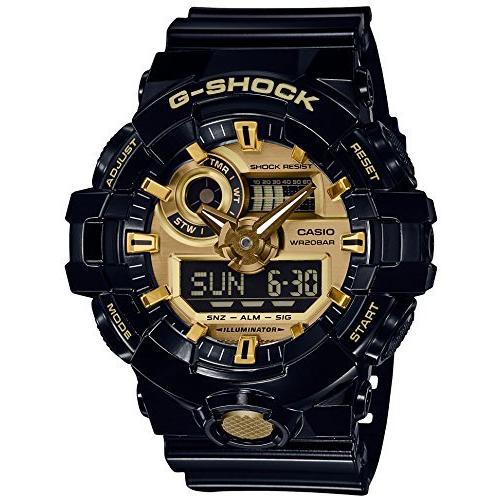 本店は 新品_ [カシオ] 腕時計 ジーショック G-SHOCK GA-710GB-1AJF メンズ ブラック ブロック