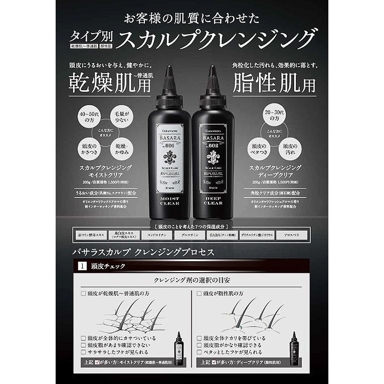 クラシエ バサラ スカルプクレンジング モイストクリア 601 200ml