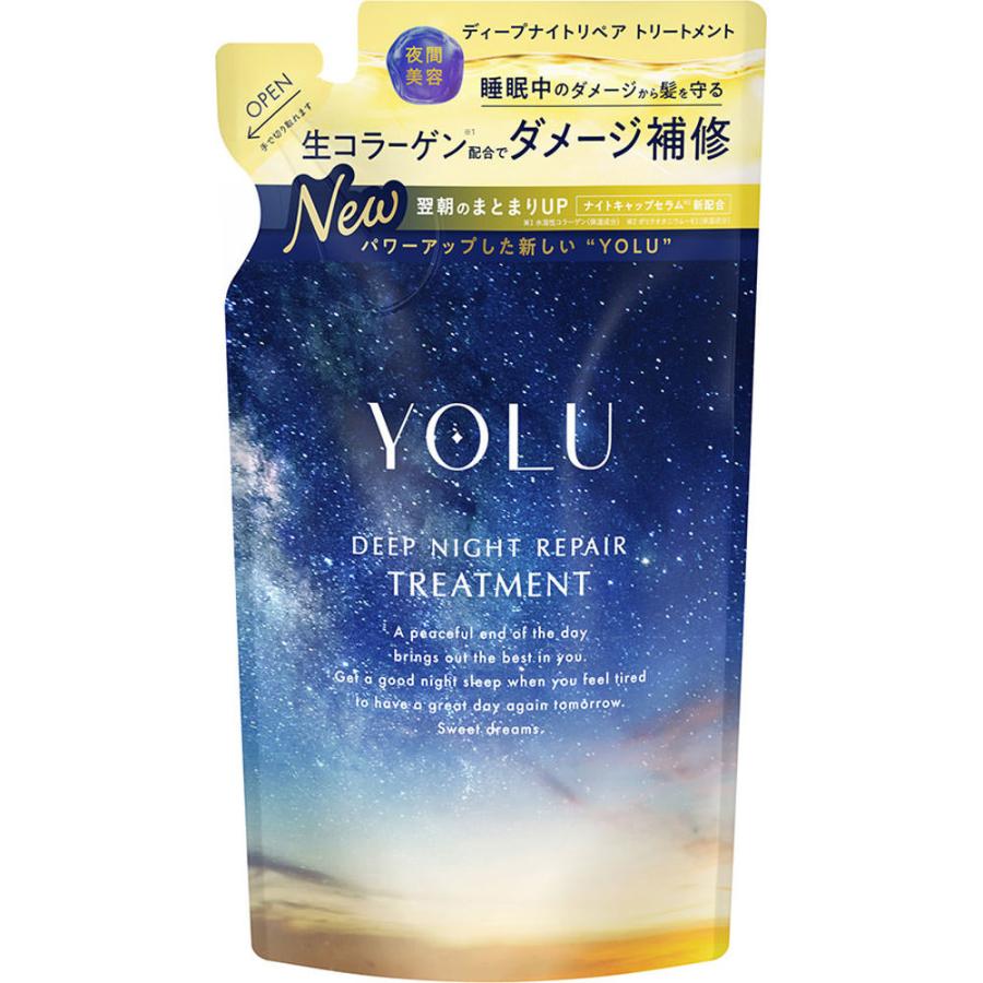 YOLU ディープナイトリペアトリートメント 詰替 350g : コスメビレッジ