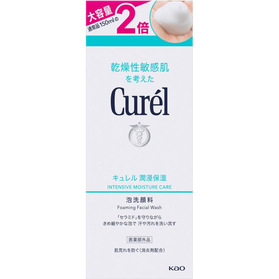 Curel 花王 キュレル 泡洗顔料 大サイズボトル 300ml : コスメビレッジ