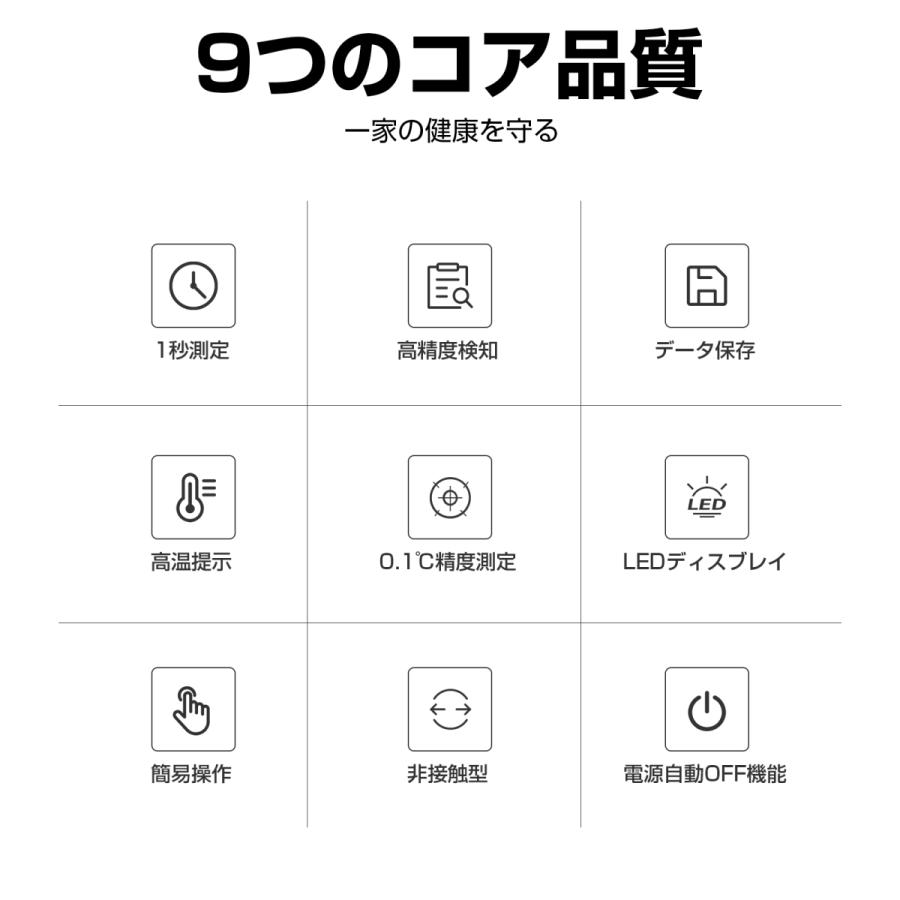 即納！ 高精度 温度計 非接触 非接触型温度計 即納 KO133 赤外線温度計 デジタル温度計 非接触温度計 RABLISS 在庫有り 法人 団体 大量発注可｜cosmebank｜04