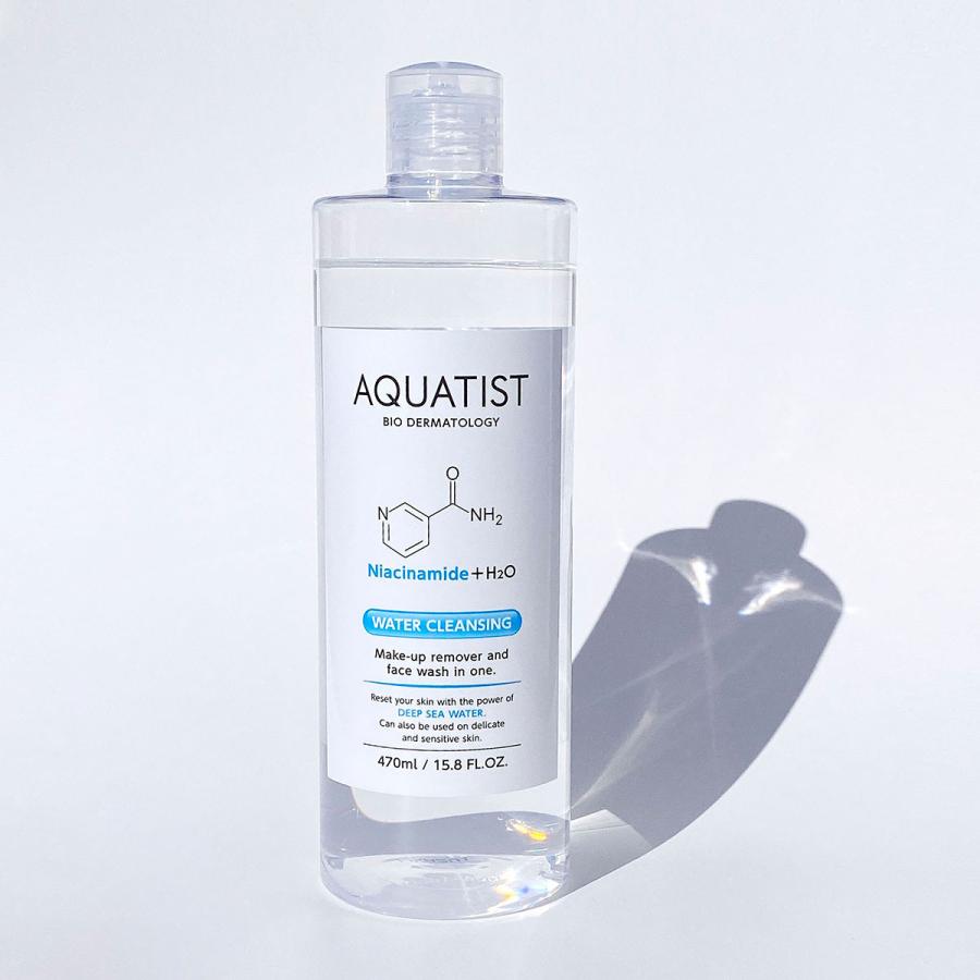 AQUATIST WATER CLEANSING ふき取り用メイク落とし化粧水 海洋深層水で