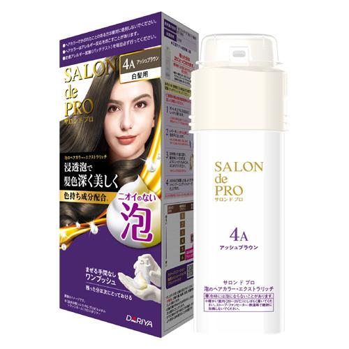 ダリヤ サロンドプロ 泡のヘアカラー・エクストラリッチ 白髪用 4A