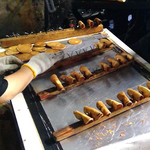 昔ながらの伝統製法を守る 職人手作り煎餅 松風せんべい 8枚入 青のり 手焼き 菊水製菓｜cosmebox｜07