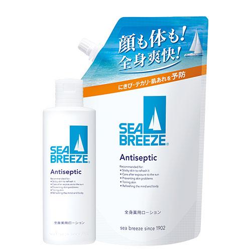 SEA BREEZE（シーブリーズ） 全身薬用ローション 本体 230mL + 詰替用