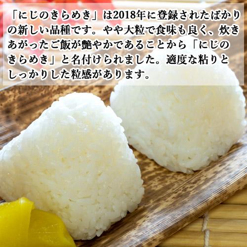 令和7年度産 中野のうるち米 にじのきらめき(精米) 5kg 大分県豊後大野