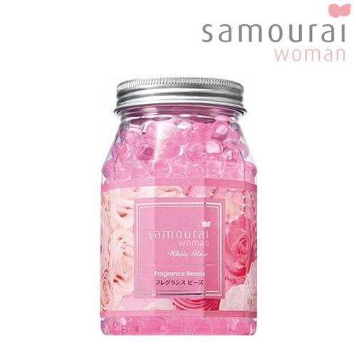 お得な情報満載 サムライウーマン Samourai Woman ホワイトローズ フレグランスビーズ 消臭芳香剤 180g Spr Aynaelda Com