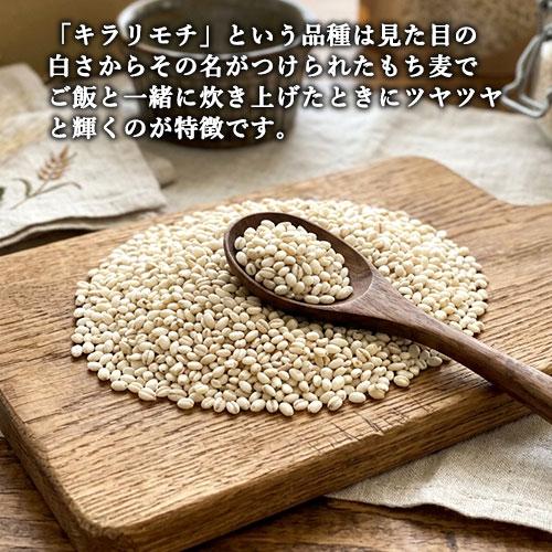 普段のご飯にちょい足し！ 大分県産もち麦 キラリモチ 350g×3個セット