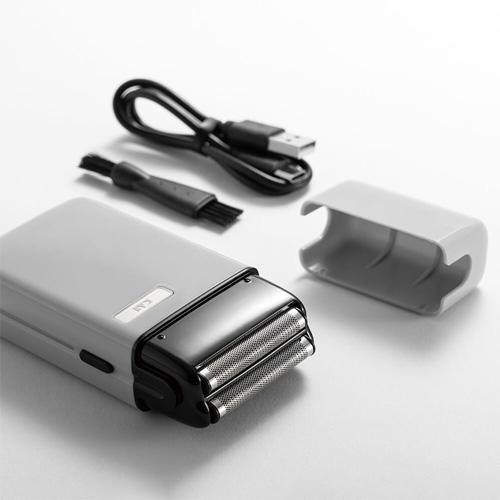 貝印 USB POCKESHAVER (ポケットシェーバー) 電動シェーバー 2枚刃 髭