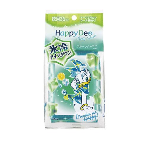 ハッピーデオ Happy Deo ボディシート アイスダウン フルーツクーラーの香り 36枚入 マンダム Mandom ディズニー コスメ ボックス Paypayモール店 通販 Paypayモール