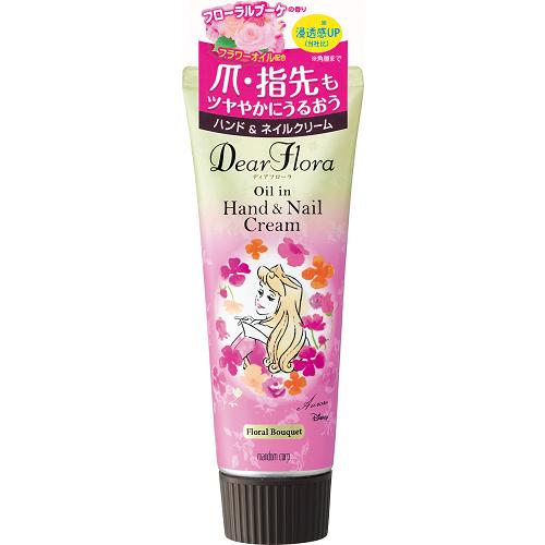 マンダム ディアフローラ オイルイン ハンド ネイルクリーム フローラルブーケ 60g Dear Flore Mandom ディズニー