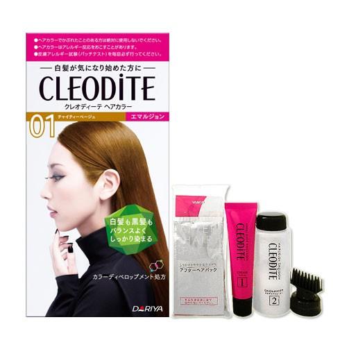 白髪が気になり始めた方用 クレオディーテ Cleodite ヘアカラー エマルジョン ダリヤ