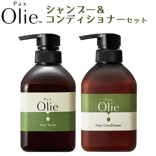 パックスオリー(Pax olie) ヘアソープ(シャンプー) 450ml＆ヘアコンディショナー 450mlセット 太陽油脂(Taiyo