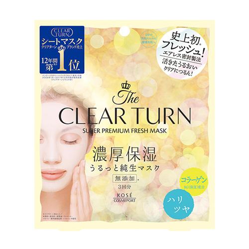 クリアターン プレミアム Clear Turn Premium フレッシュマスク ハリツヤ 3回分 コーセーコスメポート Kose Cosmeport コスメボックス Paypayモール店 通販 Paypayモール