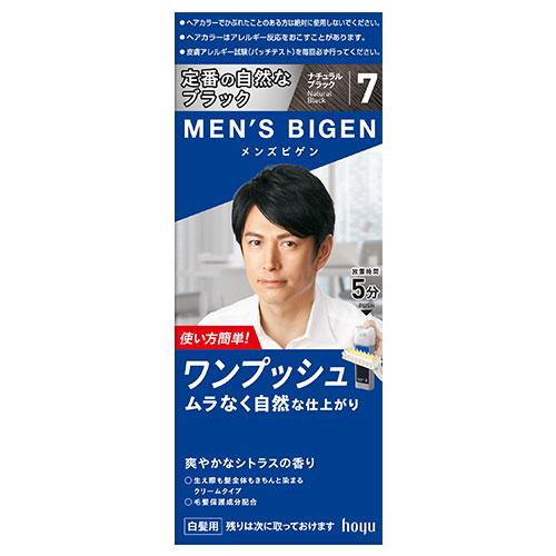 メンズビゲン Mens Bigen ワンプッシュ 白髪用 7 ナチュラルブラック 男性用白髪染めヘアカラー ホーユー Hoyu コスメボックス Paypayモール店 通販 Paypayモール