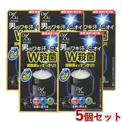 デ・オウ 薬用プロテクトデオジャム 50g×5個セット 不快な汗を抑えて