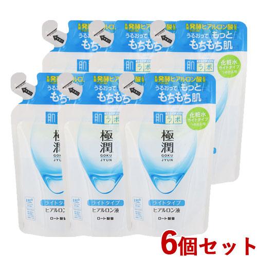 肌ラボ 極潤ヒアルロン液 ライトタイプ つめかえ用 化粧水 170mL×6個