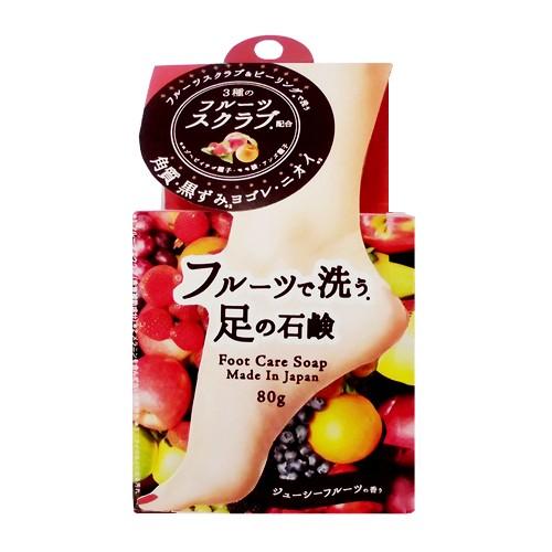 ペリカン石鹸 フルーツで洗う足の石鹸 80ｇ｜cosmecom