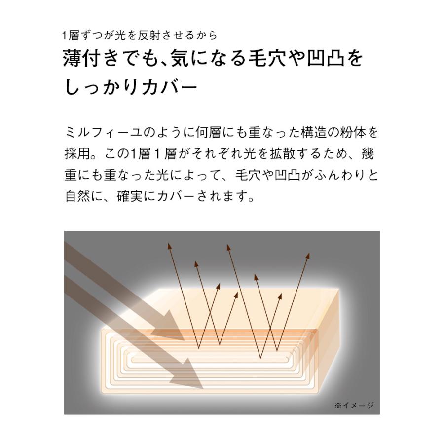 オルビス カシミアフィットファンデーション(リフィル 専用パフ付/無香料 【ナチュラル01】色白の肌に) 10g｜cosmecom｜04