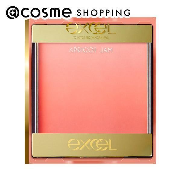 新品 個数相談可　10個 エクセル オーラティック ブラッシュ AB02 excel（エクセル） オーラティックブラッシュ(本体 AB02（アプリコット