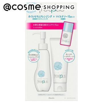 1254円 買取り実績 フリープラス 数量限定 オイルセラムクレンジング マイルドソープセット 本体 100ml 100g ml