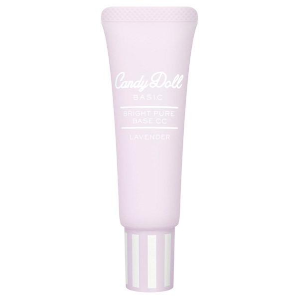 【8個セット】ブライトピュアベースCC お肌ちゅるん下地 ラベンダー CandyDoll(キャンディドール) ブライトピュアベースCC(ラベンダー