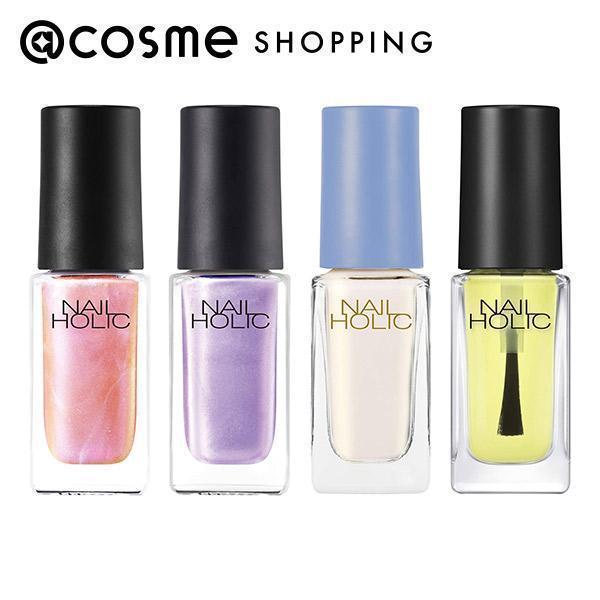 定休日以外毎日出荷中 ネイルホリック ネイルホリック春の人気カラー キューティクルオイル4点セット ピンク パープル 本体